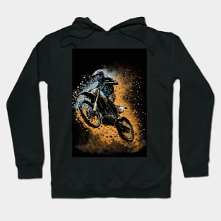 CoDirt Bike With Paint Splash Hoodie